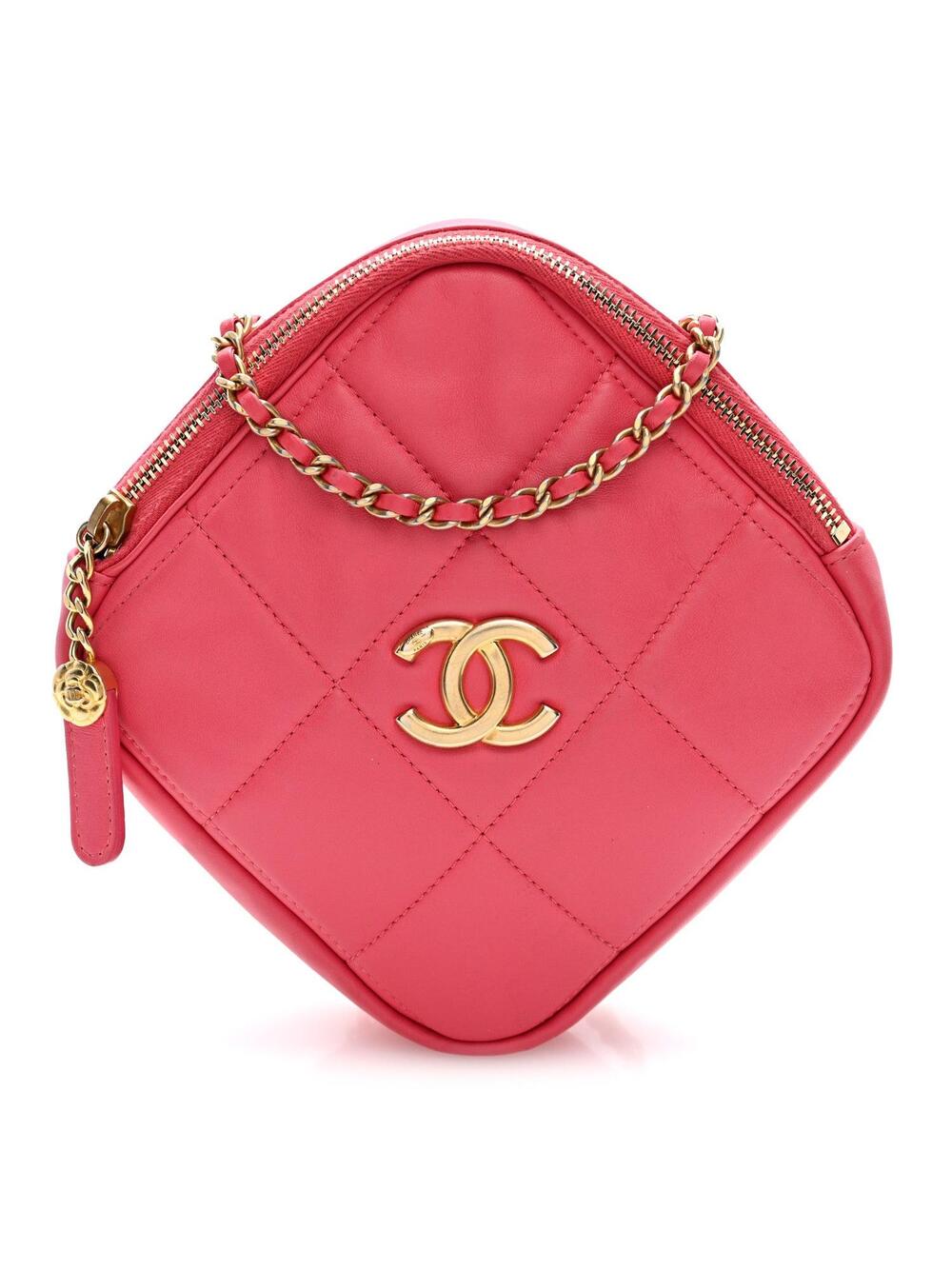 Chanel Lambskin Quilted Diamond Clutch #303628C16B